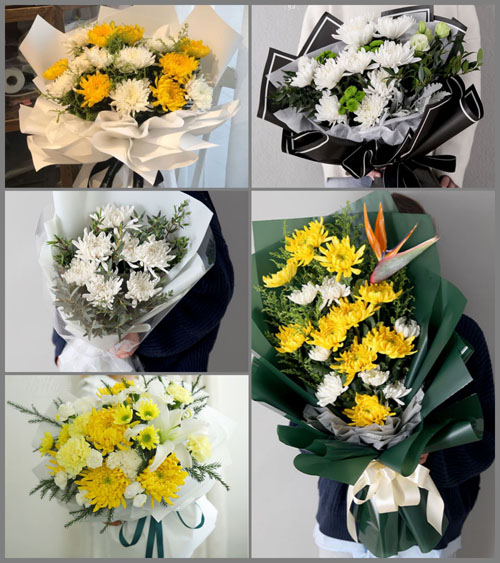 上海奉贤区奉城镇路口村白事花束代送